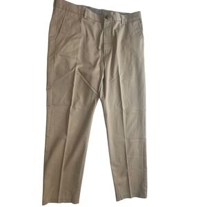 Nordstrom Mens Shop Slim Fit 36x30 Wrinkle Free Smartcare Cotton Blend Pants